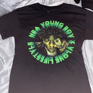 Authentic nba youngboy x Vlone shirt